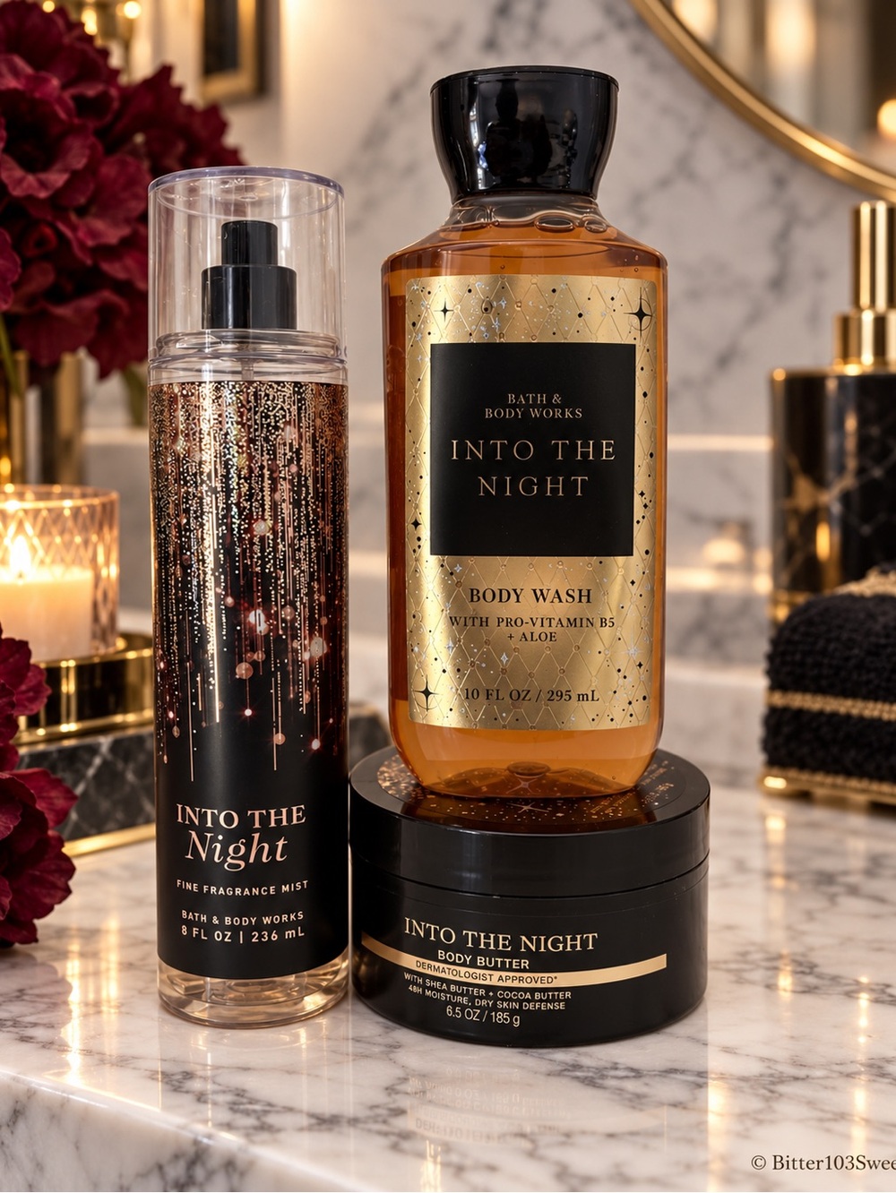 Bath & Body Works Into the Night 3-Piece Body Care Bundle